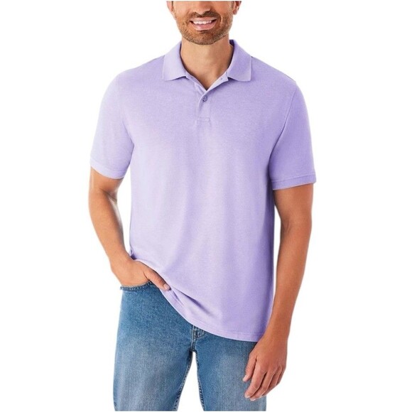 Member's Mark Men's Purple Classic Fit Stretch Cotton Pique Polo Size XL New - Picture 2 of 10
